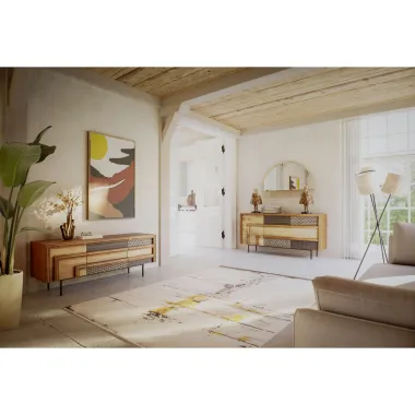 Kare Szafka RTV GINO mango 140 x 55 x 40 cm / 70466