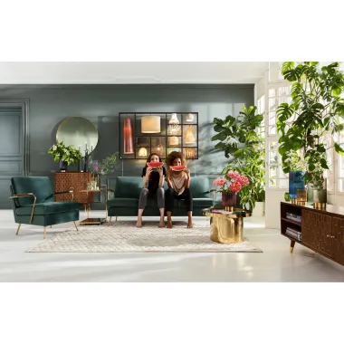 Kare Szafka RTV MUSKAT Brązowa 140 x 50 x 35cm / 83365