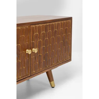 Kare Szafka RTV MUSKAT Brązowa 140 x 50 x 35cm / 83365