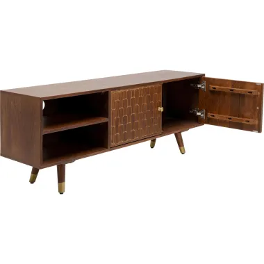 Kare Szafka RTV MUSKAT Brązowa 140 x 50 x 35cm / 83365