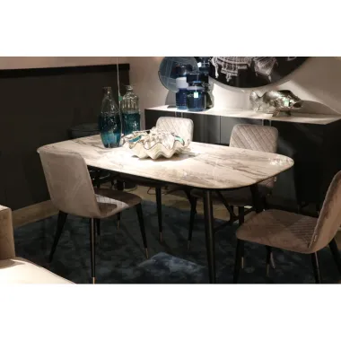 Kare Komoda CATANIA złoty 180 x 61 x 45cm / 85853