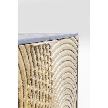 Kare Komoda CIRCULO czarno złota 160 x 80 x 40cm / 83836