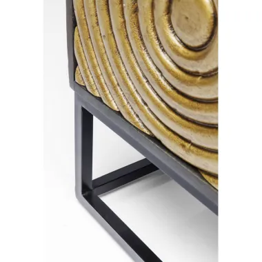 Kare Komoda CIRCULO czarno złota 160 x 80 x 40cm / 83836