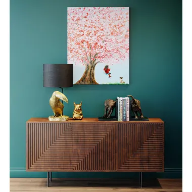 Kare Komoda GROOVES Brązowa 164 x 79 x 40cm / 84377