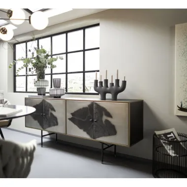 Kare Komoda MANCHA Brązowa 183 x 77 x 42cm / 84909