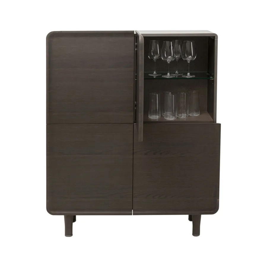 Kare Komoda wysoka DIVINE Brązowy MDF 110 x 137 x 40cm / 70053