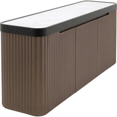 Kare Komoda PHOENIX Brązowy MDF 180 x 80 x 42cm / 70048