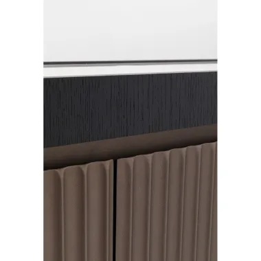 Kare Komoda PHOENIX Brązowy MDF 180 x 80 x 42cm / 70048