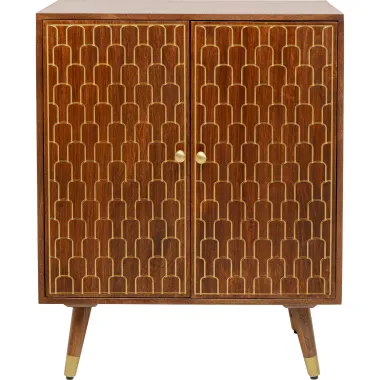 Kare Komoda MUSKAT Brązowa 75 x 85 x 40cm / 83364