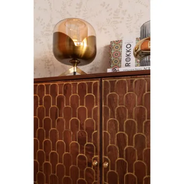 Kare Komoda MUSKAT Brązowa 75 x 85 x 40cm / 83364