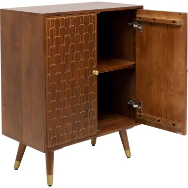 Kare Komoda MUSKAT Brązowa 75 x 85 x 40cm / 83364