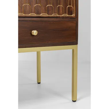 Kare Komoda MUSKAT Brązowa 115 x 180 x 54cm / 84921