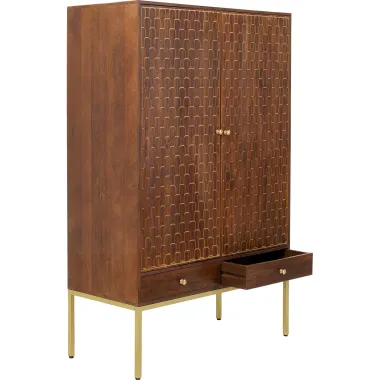 Kare Komoda MUSKAT Brązowa 115 x 180 x 54cm / 84921