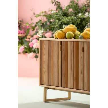 Kare Komoda CONCERTINA NATUR 3 drzwiowa 186 x 74 x 40 cm / 86773