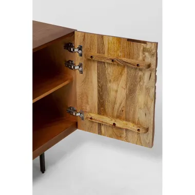 Kare Komoda FLOWER BOUQUET 4 drzwiowa Drewno Mango 177 x 75 x 38 cm / 70082