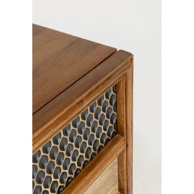 Kare Komoda GINO 2 drzwiowa Drewno Mango 160 x 80 x 40 cm / 70469