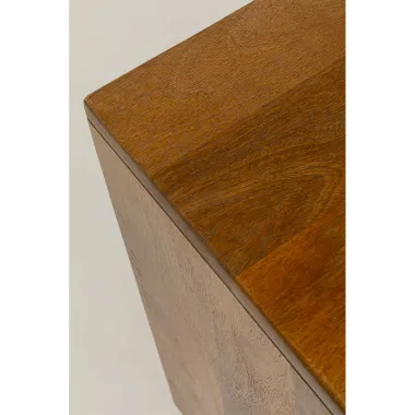 Kare Komoda GINO 2 drzwiowa Drewno Mango 160 x 80 x 40 cm / 70469