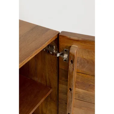 Kare Komoda GINO 2 drzwiowa Drewno Mango 160 x 80 x 40 cm / 70469