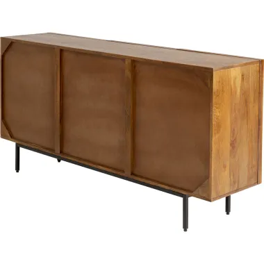 Kare Komoda GINO 2 drzwiowa Drewno Mango 160 x 80 x 40 cm / 70469