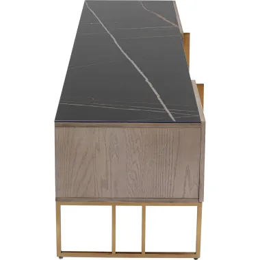 Kare Szafka RTV CESARO 2 drzwiowa Ceramiczny Blat 160 x 50 x 48cm /  85859