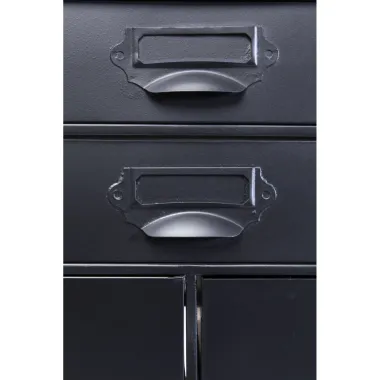 Kare Komoda ART FACTORY Szara 76 x 132 x 32cm / 84106