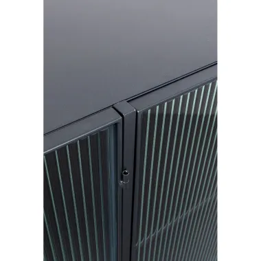 Kare Komoda SAN DIEGO 3 drzwiowa Czarna Stal 150 x 90 x 35cm / 87876