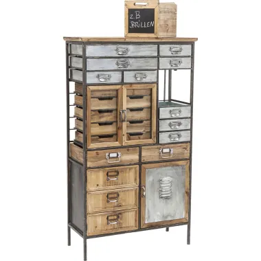 Kare Komoda ART FACTORY Brązowa 76 x 132 x 32 cm / 82190