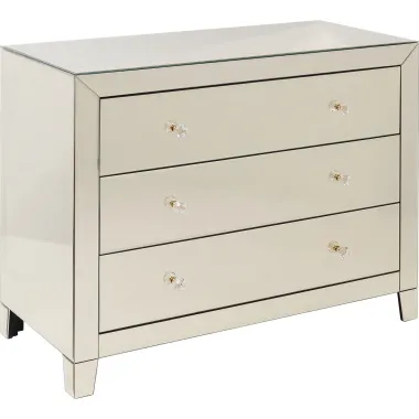 Kare Komoda LUXURY PEARL Lustrzana 91 x 75 x 41cm / 83892