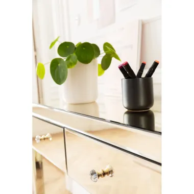 Kare Konsola LUXURY PEARL Lustrzana 100 x 77 x 40cm / 83894