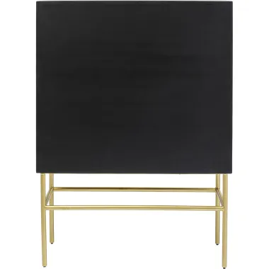 Kare Komoda ELECTRO HERITAGE 2 drzwiowa czarna 100 x 140 x 40cm / 83868