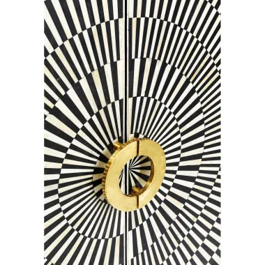 Kare Komoda ELECTRO HERITAGE 4 drzwiowa czarna 160 x 81 x 40cm / 84705