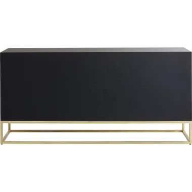 Kare Komoda ELECTRO HERITAGE 4 drzwiowa czarna 160 x 81 x 40cm / 84705