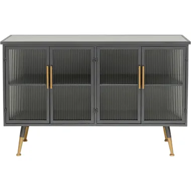 Kare Komoda LA GOMERA 4 drzwiowa grafitowa 120 x 75 x 35cm / 84137