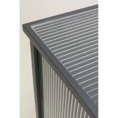 Kare Komoda LA GOMERA 4 drzwiowa grafitowa 120 x 75 x 35cm / 84137