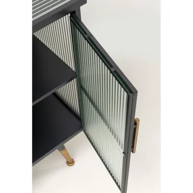 Kare Komoda LA GOMERA 4 drzwiowa grafitowa 120 x 75 x 35cm / 84137