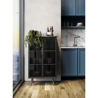 Kare Komoda LA GOMERA 2 drzwi grafitowa 72 x 120 x 35cm /  84138