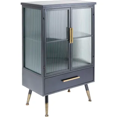 Kare Komoda LA GOMERA grafitowa 2 drzwi 65 x 105 x 38cm / 84135