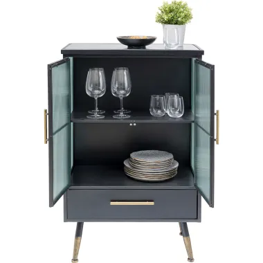 Kare Komoda LA GOMERA grafitowa 2 drzwi 65 x 105 x 38cm / 84135