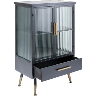 Kare Komoda LA GOMERA grafitowa 2 drzwi 65 x 105 x 38cm / 84135