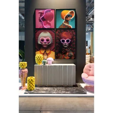 Kare Komoda STUCCO 4 drzwiowa 152 x 80 x 40cm / 70814