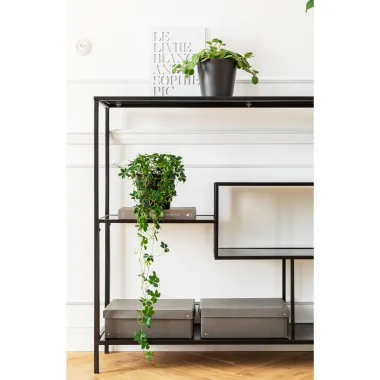 Kare Konsola LOFT Beżowe 115 x 100 x 30cm / 84125