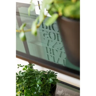 Kare Konsola LOFT czarny 115 x 195 x 30cm / 84124