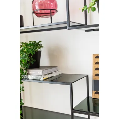 Kare Konsola LOFT czarny 115 x 195 x 30cm / 84124