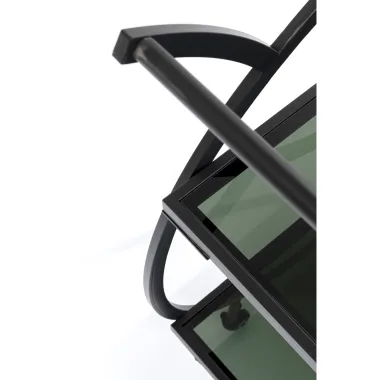 Kare Wózek barowy LOFT czarny 74 x 85 x 40cm / 84545