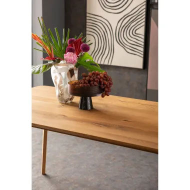 Kare Stół MEMO dębowy brązowy 140 x 75 x 90cm / 87118