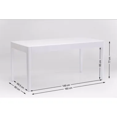 Kare Stół BROOKLYN mango brązowy 175 x 76 x 90cm / 81266