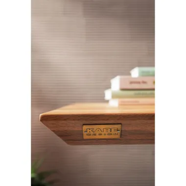 Kare Stół DOWNTOWN dębowy brązowy 220 x 77 x 100cm / 80759