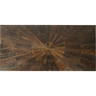 Kare Stół CONLEY BRASS mango brązowe 180 x 76 x 90cm / 84880