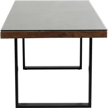 Kare Stół CONLEY BLACK mango 180 x 76 x 90cm / 84934