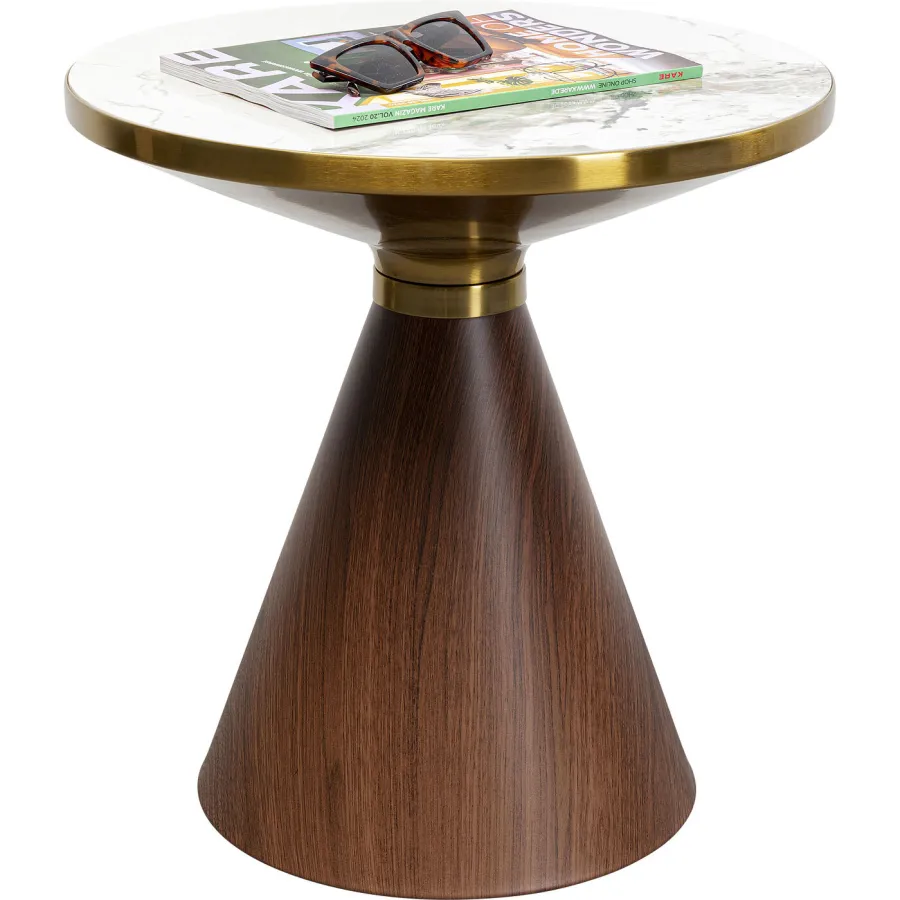 Kare Stolik CONO ceramiczny blat  Ø 50 x 52 x 50cm / 87808